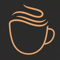 Icon representing Smooth Strength: a coffee cup with a smooth, flowing wave.